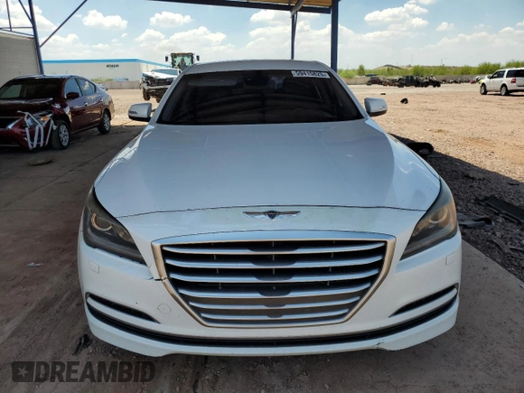 2015 Hyundai Genesis 3.8L z VIN KMHGN4JE2FU060991, wystawiony jako Copart lot #59415825 z przebiegiem 148 298 mil mil oraz Czysty tytuł • Clean title. Historia ofert i sprzedaży dostępna na DreamBid. Obrazek 5.