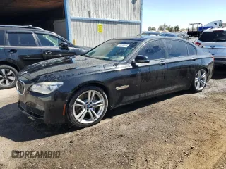 2015 BMW 7 Series 750Li with VIN WBAYE8C54FD780710, listed as a Copart auction lot 50499865 with 101,539 mi miles and Clean Title. Bid and sale history available at carsss.com. Image 1.