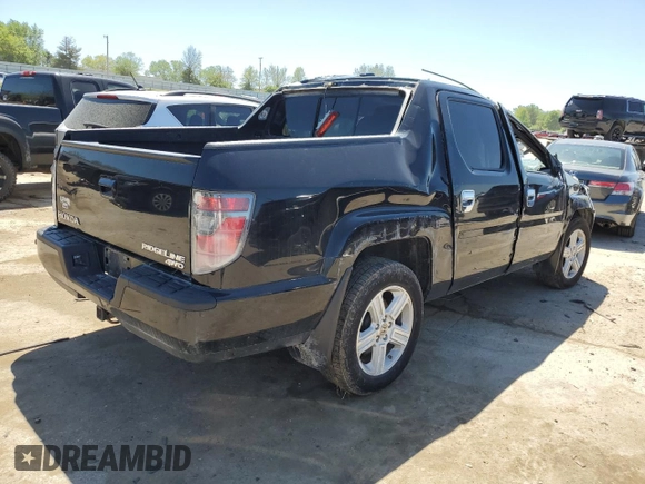 2013 Honda Ridgeline RTL z VIN 5FPYK1F5XDB010362, wystawiony jako Copart lot #50763704 z przebiegiem 134 745 mil mil oraz Szkoda całkowita • Salvage title. Historia ofert i sprzedaży dostępna na DreamBid. Obrazek 3.