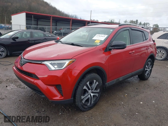 2017 Toyota RAV4 LE with VIN JTMBFREV7HJ105494, listed as a IAAI auction lot 41963621 with 143,794 mi miles. Bid and sale history available at carsss.com. Image 18.