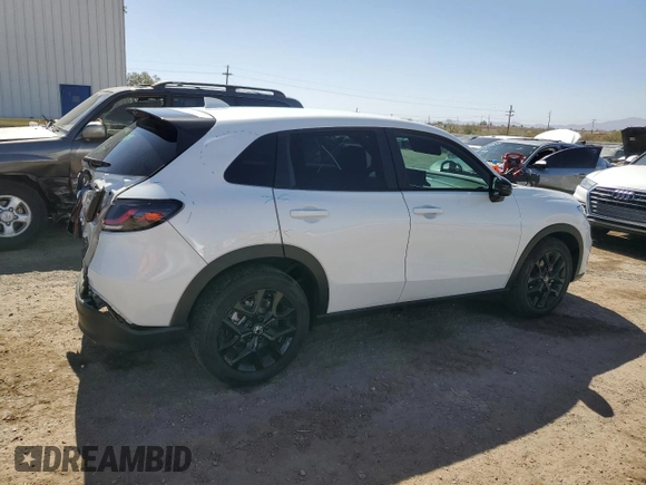 2024 Honda HR-V Sport with VIN 3CZRZ2H56RM708508, listed as a Copart auction lot 57341425 with 14,709 mi miles and Salvage title. Bid and sale history available at DreamBid. Image 3.