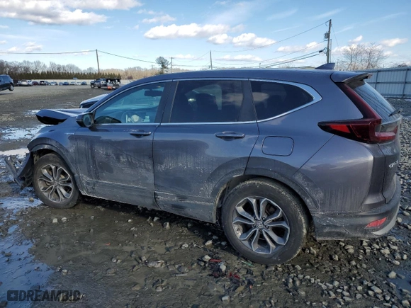 2022 Honda CR-V Hybrid EX-L with VIN 5J6RT6H81NL008393, listed as a Copart auction lot 42874385 with 59,097 mi miles and Salvage Title. Bid and sale history available at carsss.com. Image 2.