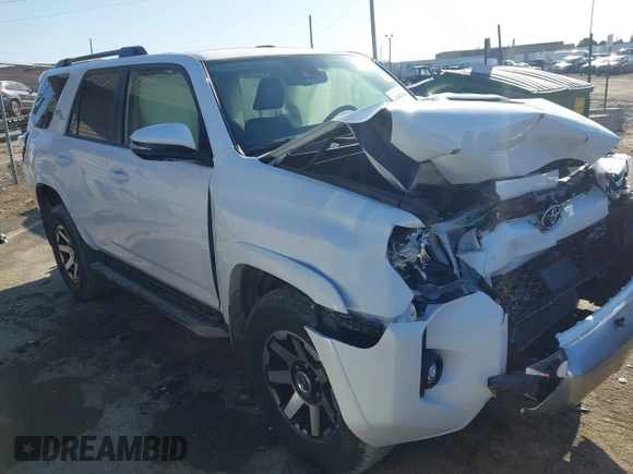 2024 Toyota 4Runner TRD Off Road with VIN JTERU5JR8R6217050, listed as a IAAI auction lot 41983644 with 27,811 mi miles and . Bid and sale history available at DreamBid. Image 1.