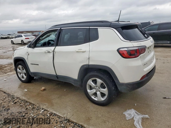 2019 Jeep Compass Latitude z VIN 3C4NJDBB2KT703341, wystawiony jako Copart lot #55974345 z przebiegiem 54 822 mil mil oraz Szkoda całkowita • Salvage title. Historia ofert i sprzedaży dostępna na DreamBid. Obrazek 2.