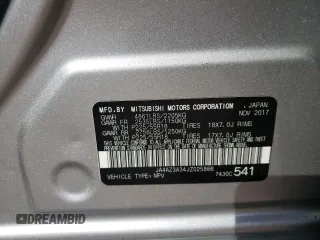 2018 Mitsubishi Outlander ES with VIN JA4AZ3A34JZ025866, listed as a Copart auction lot 61529555 with 144,041 mi miles and Salvage title. Bid and sale history available at DreamBid. Image 13.