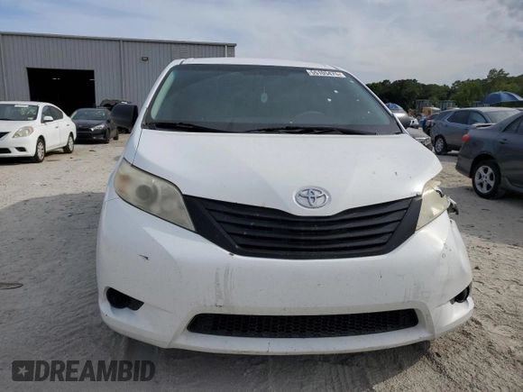 2013 Toyota Sienna L with VIN 5TDZK3DC7DS386989, listed as a Copart auction lot 55105475 with 217,908 mi miles and Salvage title. Bid and sale history available at DreamBid. Image 5.
