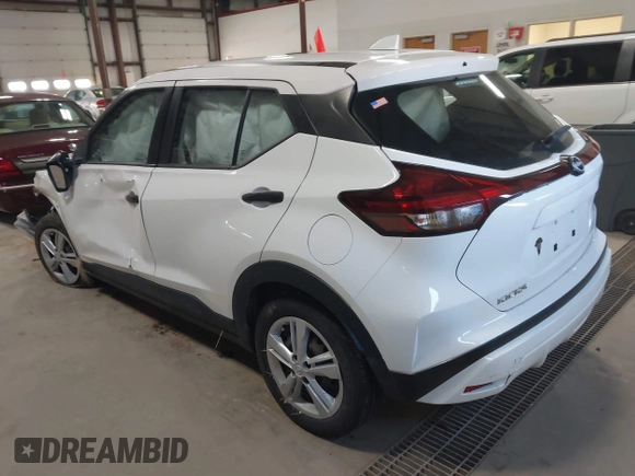 2022 Nissan Kicks S with VIN 3N1CP5BV1NL506724, listed as a IAAI auction lot 41757513 with 44,269 mi miles. Bid and sale history available at carsss.com. Image 3.