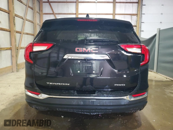 2024 GMC Terrain SLT z VIN 3GKALVEGXRL338721, wystawiony jako Copart lot #65762185 z przebiegiem 28 102 mil mil oraz Czysty tytuł • Clean title. Historia ofert i sprzedaży dostępna na DreamBid. Obrazek 6.