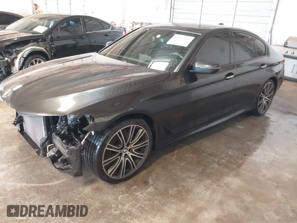 2017 BMW 5 Series 540i with VIN WBAJE5C30HWA92440, listed as a IAAI auction lot 41419183 with 82,139 mi miles and . Bid and sale history available at carsss.com. Image 23.