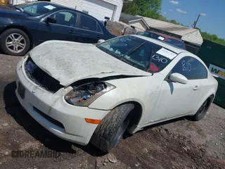 2004 Infiniti G35 Coupe w/Leather with VIN JNKCV54E84M820406, listed as a IAAI auction lot 41993762 with 1 mi miles. Bid and sale history available at carsss.com. Image 2.