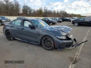 2025 BMW M3 Competition xDrive z VIN WBS33HJ05SFT92645, wystawiony jako Copart lot #86074964 z przebiegiem Nie podano mil oraz Szkoda całkowita • Salvage title. Historia ofert i sprzedaży dostępna na DreamBid. Obrazek 4.