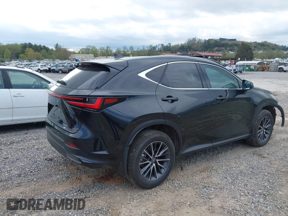 2023 Lexus NX 350 Premium with VIN 2T2GGCEZXPC027494, listed as a IAAI auction lot 42009651 with 4,976 mi miles and . Bid and sale history available at DreamBid. Image 4.