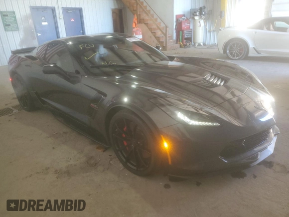 2018 Chevrolet Corvette Grand Sport 2LT with VIN 1G1YX2D7XJ5103876, listed as a Copart auction lot 88279695 with 0 mi miles and Non Repairable. Bid and sale history available at carsss.com. Image 4.