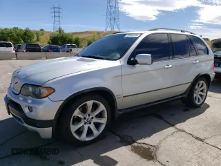 2006 BMW X5 4.8is with VIN 5UXFA93596LE83855, listed as a Copart auction lot 72648374 with 98,640 mi miles and Clean Title. Bid and sale history available at carsss.com. Image 1.