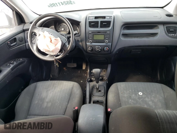 2009 Kia Sportage LX with VIN KNDJF724897564026, listed as a Copart auction lot 55241195 with 108,966 mi miles and Clean Title. Bid and sale history available at carsss.com. Image 8.