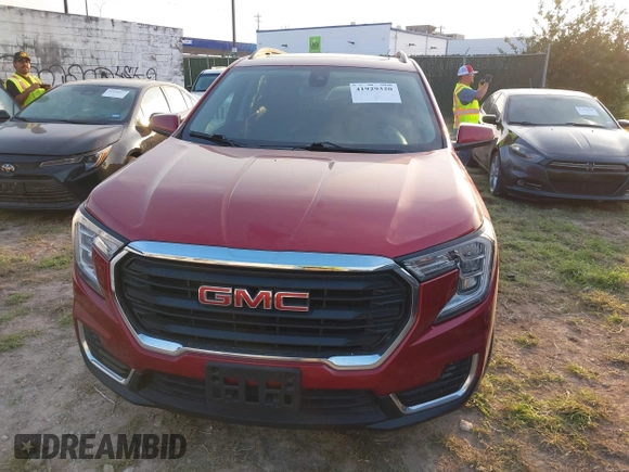 2022 GMC Terrain SLE z VIN 3GKALMEV9NL192735, wystawiony jako IAAI lot #41929320 z przebiegiem Nie podano mil oraz . Historia ofert i sprzedaży dostępna na DreamBid. Obrazek 6.