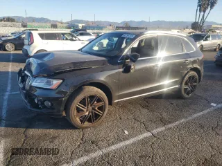 2017 Audi Q5 Premium with VIN WA1C2AFP5HA050958, listed as a Copart auction lot 88754155 with 105,703 mi miles and Salvage Title. Bid and sale history available at carsss.com. Image 1.