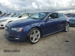 2013 Audi S5 Premium Plus with VIN WAUCGAFR0DA030861, listed as a Copart auction lot 75106784 with 75,449 mi miles and Non Repairable. Bid and sale history available at carsss.com. Image 1.