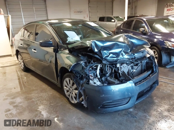 2014 Nissan Sentra S with VIN 3N1AB7AP2EY327907, listed as a IAAI auction lot 41341622 with 149,698 mi miles. Bid and sale history available at carsss.com. Image 1.