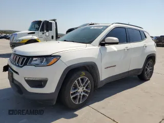 2020 Jeep Compass Latitude with VIN 3C4NJCBB7LT169197, listed as a Copart auction lot 74773554 with 107,814 mi miles and Salvage title. Bid and sale history available at DreamBid. Image 1.