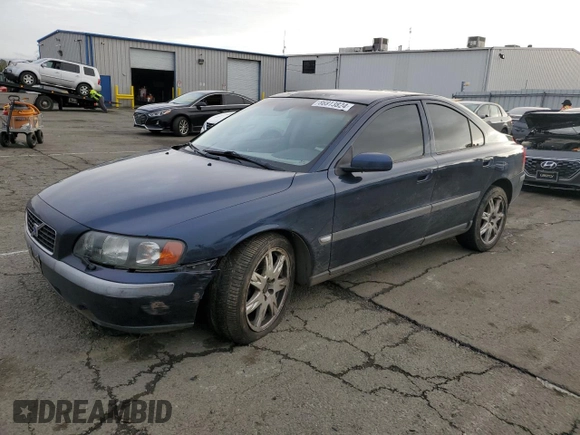 2004 Volvo S60 with VIN YV1RH59H142395252, listed as a Copart auction lot 86913824 with 139,999 mi miles and Salvage Title. Bid and sale history available at carsss.com. Image 1.