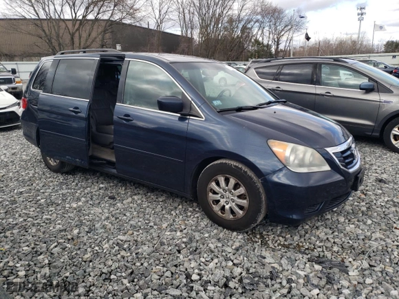2009 Honda Odyssey EX-L with VIN 5FNRL38729B404966, listed as a Copart auction lot 51959525 with 189,668 mi miles and Clean Title. Bid and sale history available at carsss.com. Image 4.