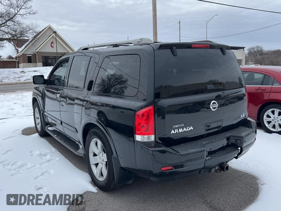 2008 Nissan Armada LE z VIN 5N1BA08C98N609540, wystawiony jako Copart lot #45696745 z przebiegiem 202 534 mil mil oraz Czysty tytuł • Clean title. Historia ofert i sprzedaży dostępna na DreamBid. Obrazek 3.