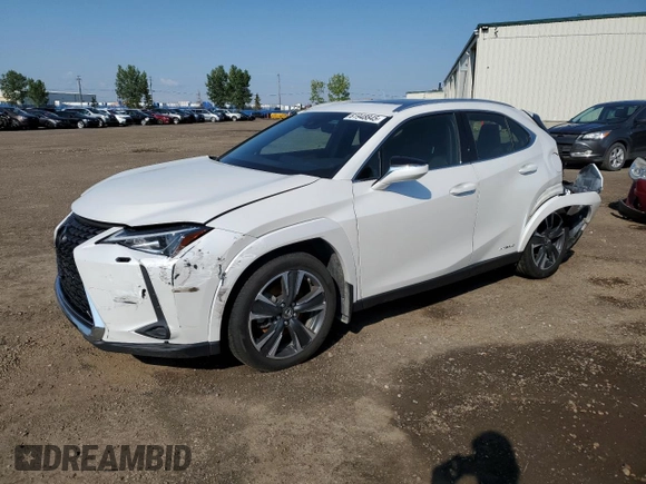 2022 Lexus UX 250h with VIN JTHP9JBH1N2060859, listed as a Copart auction lot 61948845 with 44,567 mi miles and Salvage title. Bid and sale history available at DreamBid. Image 1.