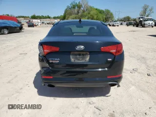2013 Kia Optima LX with VIN 5XXGM4A76DG149572, listed as a Copart auction lot 43542475 with 186,020 mi miles and Salvage Title. Bid and sale history available at carsss.com. Image 6.