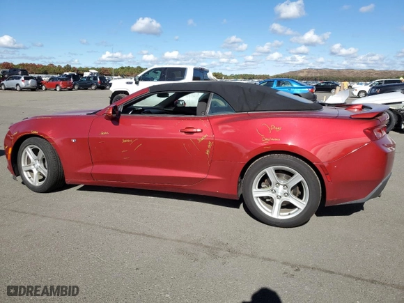 2018 Chevrolet Camaro 1LT with VIN 1G1FB3DS6J0131090, listed as a Copart auction lot 75547864 with 48,947 mi miles and Salvage Title. Bid and sale history available at carsss.com. Image 2.