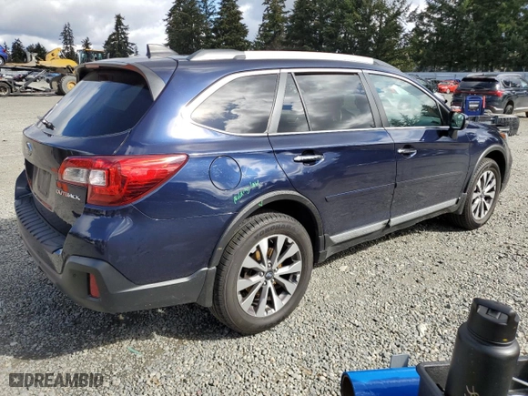 2018 Subaru Outback Touring with VIN 4S4BSATC5J3209910, listed as a Copart auction lot 49455595 with 90,539 mi miles and Salvage Title. Bid and sale history available at carsss.com. Image 3.