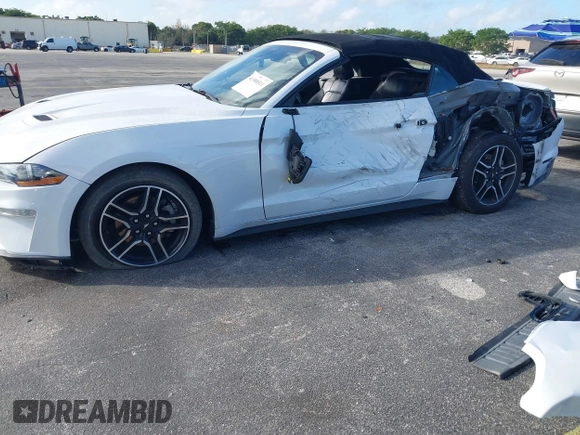 2021 Ford Mustang EcoBoost with VIN 1FATP8UH9M5104301, listed as a IAAI auction lot 41588511 with 95,414 mi miles and . Bid and sale history available at carsss.com. Image 6.