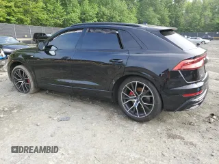 2019 Audi Q8 Prestige z VIN WA1FVAF12KD010469, wystawiony jako Copart lot #56690155 z przebiegiem 92 033 mil mil oraz Szkoda całkowita • Salvage title. Historia ofert i sprzedaży dostępna na DreamBid. Obrazek 2.