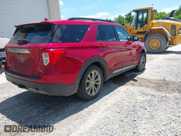 2020 Ford Explorer XLT z VIN 1FMSK8DH4LGA57214, wystawiony jako IAAI lot #42198256 z przebiegiem 136 149 mil mil oraz . Historia ofert i sprzedaży dostępna na DreamBid. Obrazek 4.