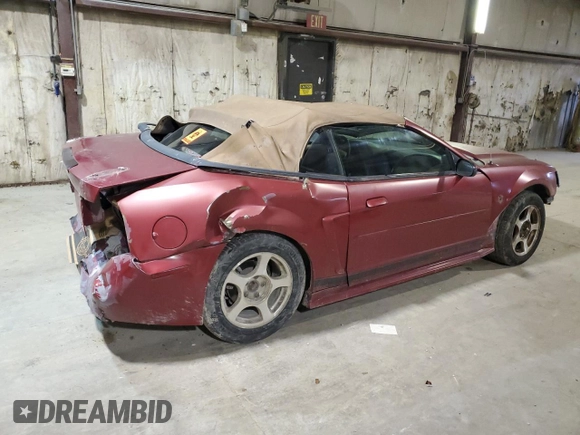 2004 Ford Mustang Deluxe with VIN 1FAFP44624F215268, listed as a Copart auction lot 60558755 with Not provided miles and Salvage title. Bid and sale history available at DreamBid. Image 3.