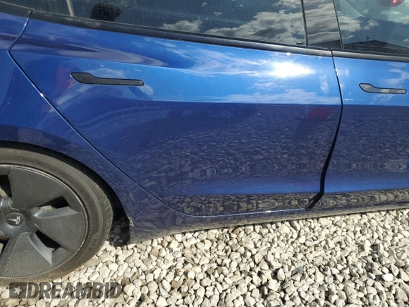 2023 Tesla Model 3 with VIN 5YJ3E1EA7PF434062, listed as a Copart auction lot 47877835 with Not provided miles and Clean title. Bid and sale history available at DreamBid. Image 10.