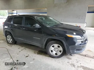 2016 Jeep Cherokee Sport with VIN 1C4PJMAB9GW121474, listed as a Copart auction lot 62475455 with 128,939 mi miles and Salvage title. Bid and sale history available at DreamBid. Image 4.