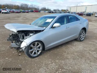 2015 Cadillac ATS Sedan Luxury RWD with VIN 1G6AB5RXXF0123831, listed as a IAAI auction lot 40754245 with 1 mi miles. Bid and sale history available at carsss.com. Image 17.