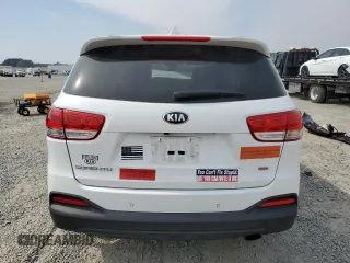 2016 Kia Sorento LX with VIN 5XYPG4A31GG181852, listed as a Copart auction lot 48906085 with 35,413 mi miles and Salvage Title. Bid and sale history available at DreamBid. Image 6.