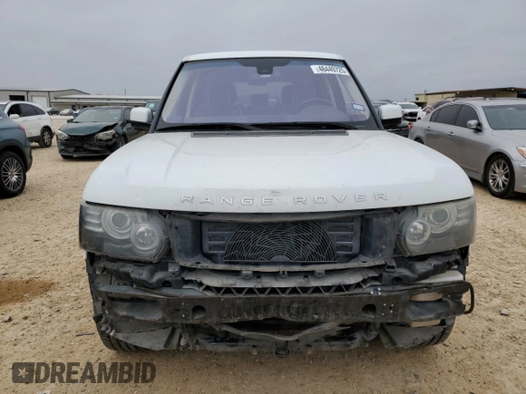 2012 Land Rover Range Rover SC with VIN SALMF1E43CA377866, listed as a Copart auction lot 46449725 with 179,514 mi miles and Salvage title. Bid and sale history available at DreamBid. Image 5.