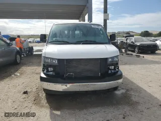 2022 GMC Savana Cargo Van with VIN 1GTW7AF76N1264390, listed as a Copart auction lot 45248285 with 23,315 mi miles and Salvage Title. Bid and sale history available at carsss.com. Image 5.