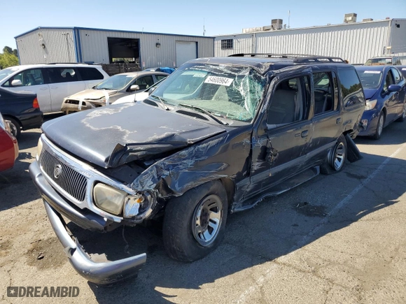 1999 Mercury Mountaineer with VIN 4M2ZU55P9XUJ24487, listed as a Copart auction lot 54600964 with 139,771 mi miles and Non Repairable. Bid and sale history available at carsss.com. Image 1.