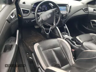 2013 Hyundai Veloster Turbo with VIN KMHTC6AE4DU096033, listed as a Copart auction lot 60004004 with 94,928 mi miles and Salvage title. Bid and sale history available at DreamBid. Image 8.