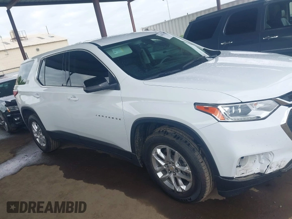 2021 Chevrolet Traverse LS z VIN 1GNERFKW5MJ197111, wystawiony jako IAAI lot #42056277 z przebiegiem 64 771 mil mil oraz . Historia ofert i sprzedaży dostępna na DreamBid. Obrazek 13.