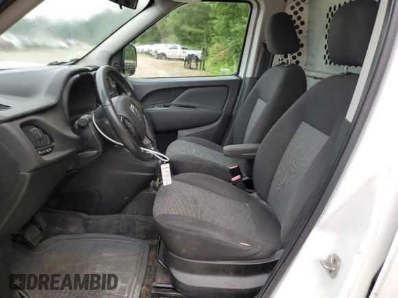 2015 Ram ProMaster City Cargo Tradesman with VIN ZFBERFAT6F6A33362, listed as a Copart auction lot 60480955 with 171,889 mi miles and Clean title. Bid and sale history available at DreamBid. Image 7.