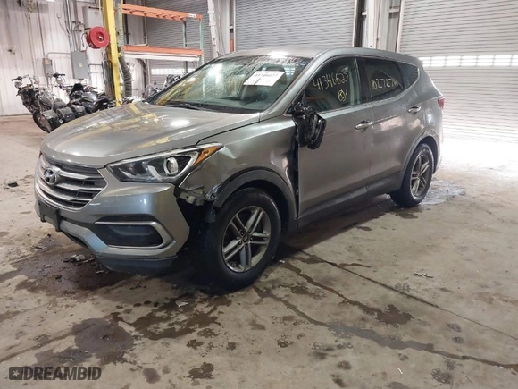 2017 Hyundai Santa Fe Sport 2.4L with VIN 5XYZTDLB4HG437900, listed as a IAAI auction lot 41346627 with 102,727 mi miles. Bid and sale history available at carsss.com. Image 2.