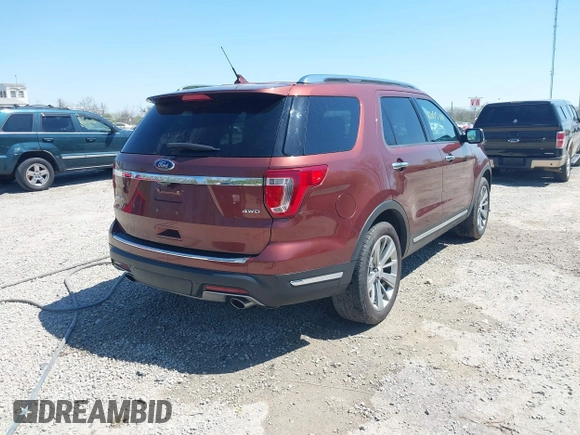 2018 Ford Explorer Limited with VIN 1FM5K8F82JGC13385, listed as a IAAI auction lot 42095711 with 82,165 mi miles and . Bid and sale history available at carsss.com. Image 4.