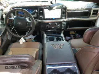 2024 Ford F-350 XL with VIN 1FT8W3BM1REC37101, listed as a Copart auction lot 56579605 with 34,858 mi miles and Salvage title. Bid and sale history available at DreamBid. Image 8.