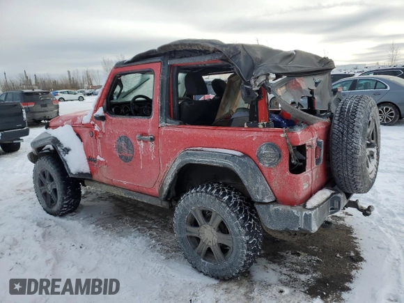 2018 Jeep Wrangler Sport with VIN 1C4GJXAG8JW167544, listed as a Copart auction lot 87440684 with 139,214 mi miles and Salvage Title. Bid and sale history available at carsss.com. Image 2.