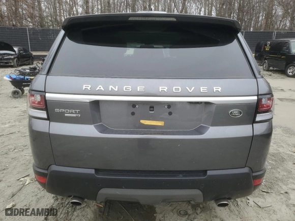 2016 Land Rover Range Rover Sport V6 SE with VIN SALWG2VF9GA647153, listed as a Copart auction lot 45769585 with 25,384 mi miles and Salvage Title. Bid and sale history available at carsss.com. Image 6.